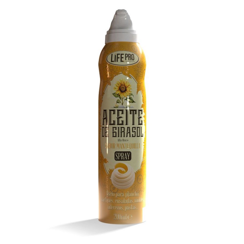 Life Pro Fit Food Sunflower Butter Oil Spray 200ml "ACEITE DE GIRASOL"